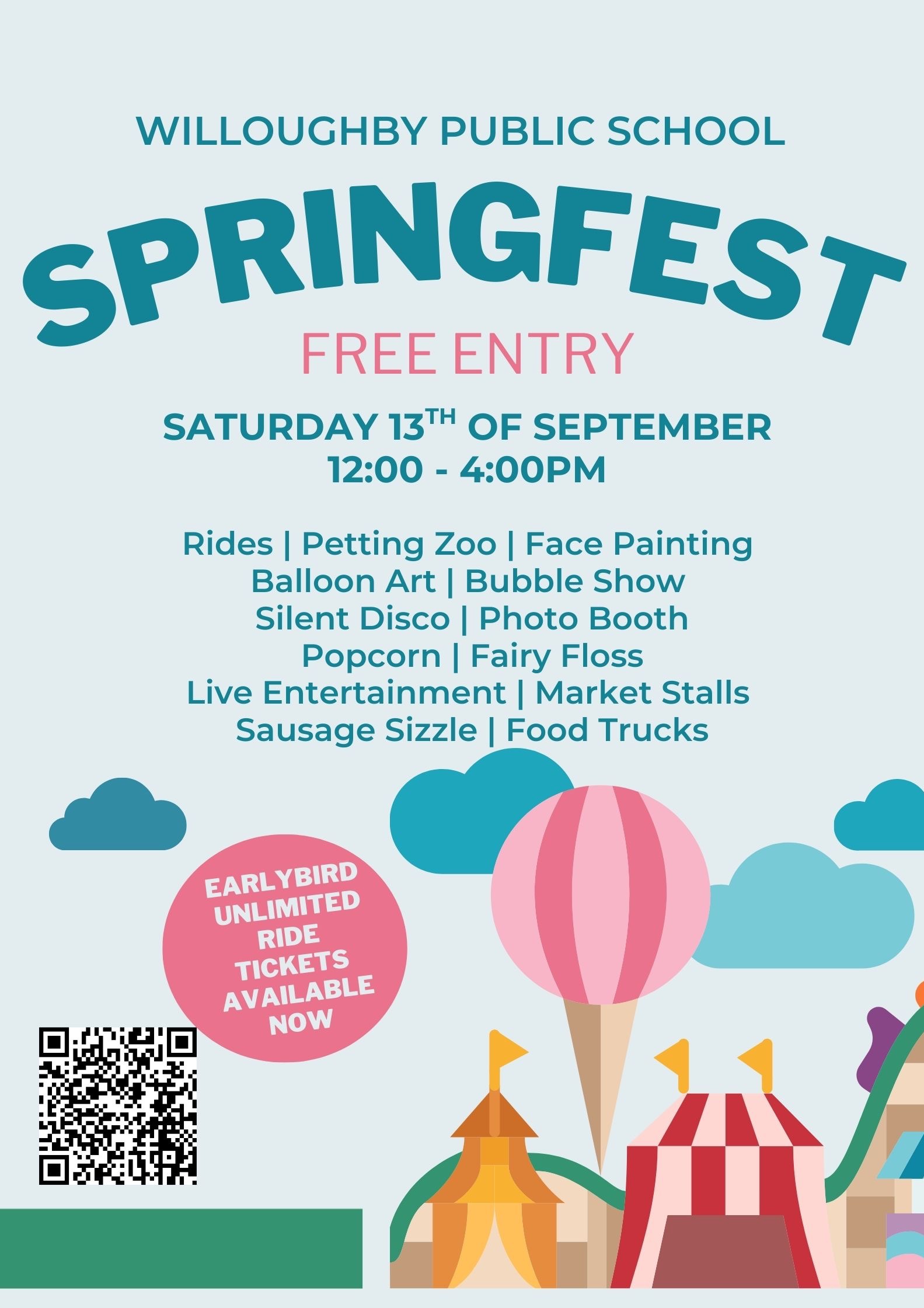 Springfest Rides WPS P&C Springfest 2025 – Free Family Festival with Rides and Petting Farm